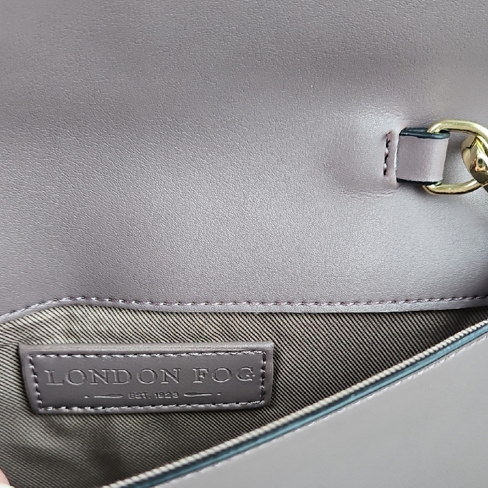 London Fog Blush Pink Crossbody Clutch Bag - Picture 15 of 16